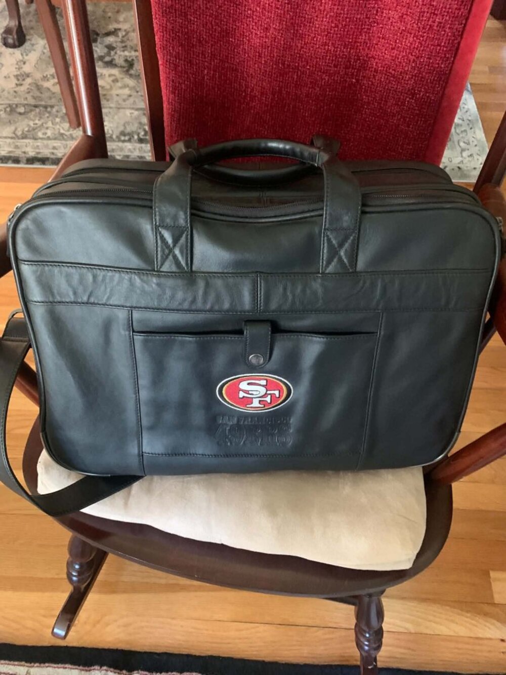 San Francisco 49ers Leather Briefcase & Messenger Bag